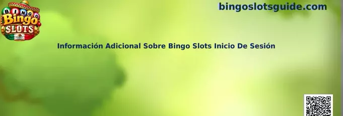 Imagen informativa sobre Bingo Slots y las recomendaciones para iniciar sesión de manera segura