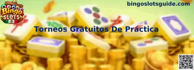 Representación de torneos gratuitos de práctica de Bingo Slots con cartones virtuales y tabla de posiciones