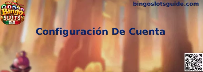 Configuración De Cuenta en Bingo Slots