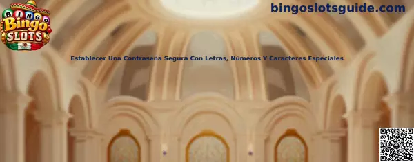 Guía para establecer una contraseña segura con letras, números y caracteres especiales en Bingo Slots